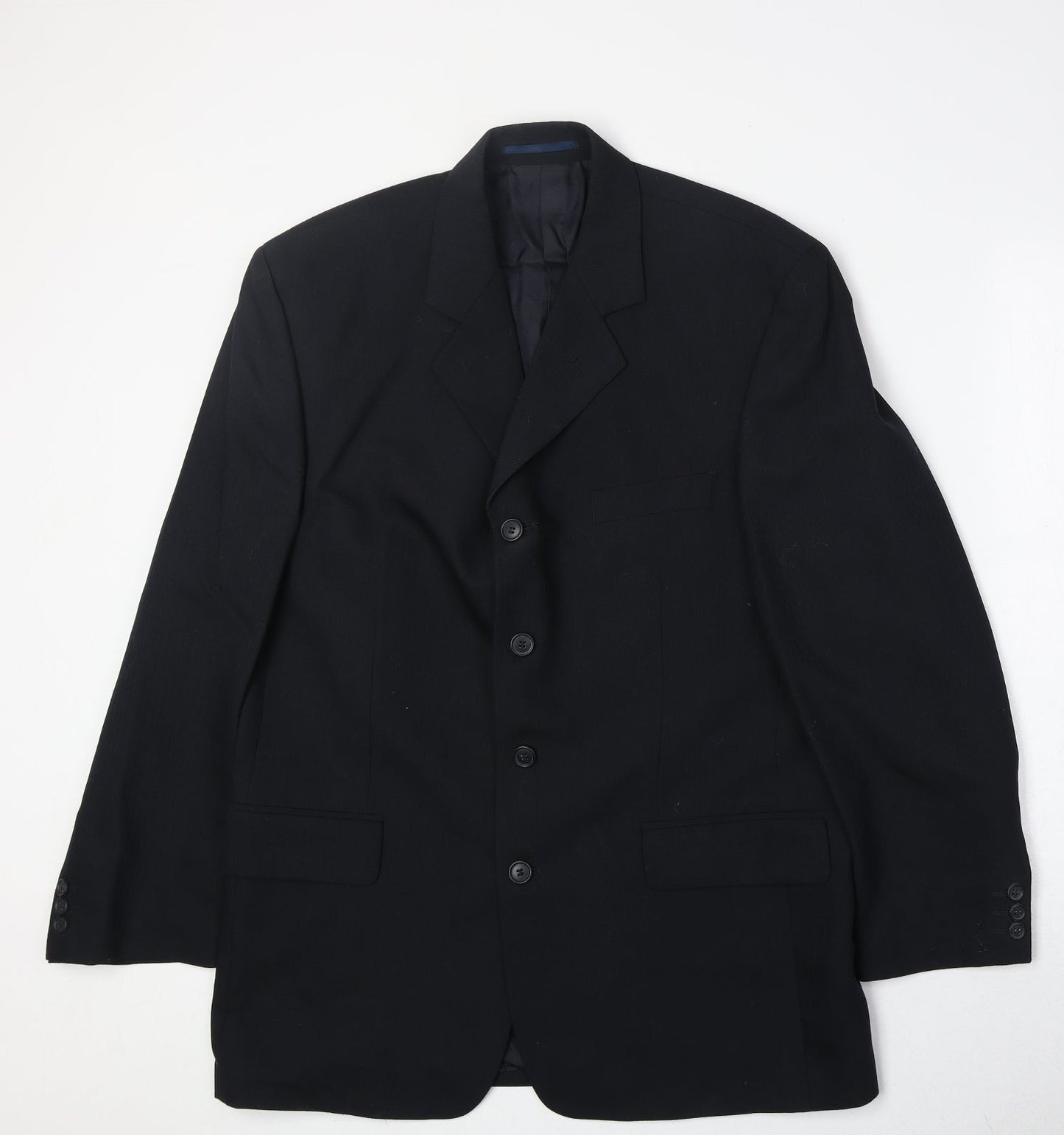 Mens UK Size 42 Tom English Regular Black Suit Jacket