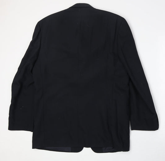 Mens UK Size 42 Tom English Regular Black Suit Jacket