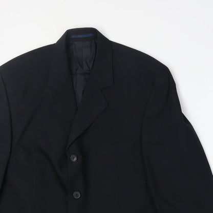 Mens UK Size 42 Tom English Regular Black Suit Jacket