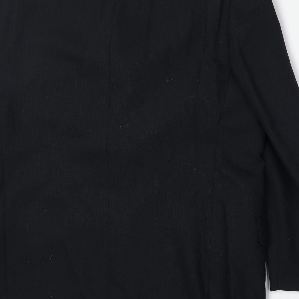 Mens UK Size 42 Tom English Regular Black Suit Jacket