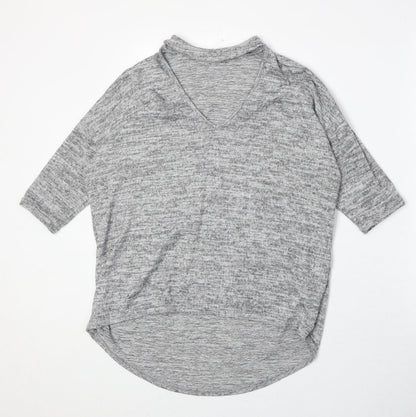 Womens UK Size S New Look Grey Pullover Jumper