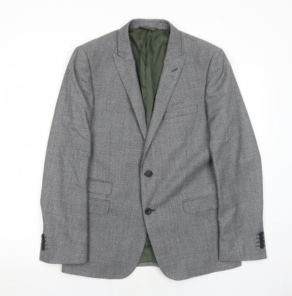 Mens UK Size 40 French Connection Regular Grey Suit Jacket