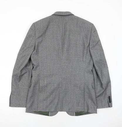Mens UK Size 40 French Connection Regular Grey Suit Jacket