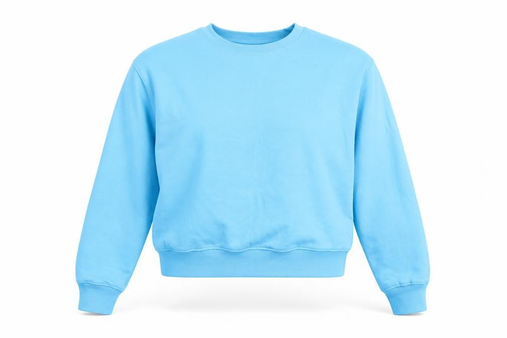 Womens UK Size M Pull&Bear Blue Pullover Sweatshirt