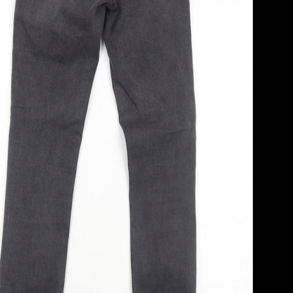 Womens UK Size 6 FRAME Regular Fit Skinny Grey Jeans