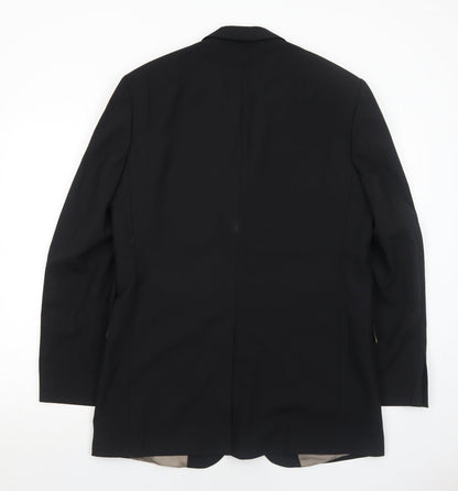 Mens UK Size 40 Marks and Spencer Regular Black Suit Jacket