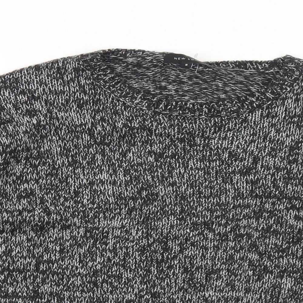 Womens UK Size S New Look Black Pullover Jumper