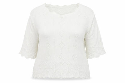 Womens UK Size 16 Marks and Spencer White Pullover Jumper