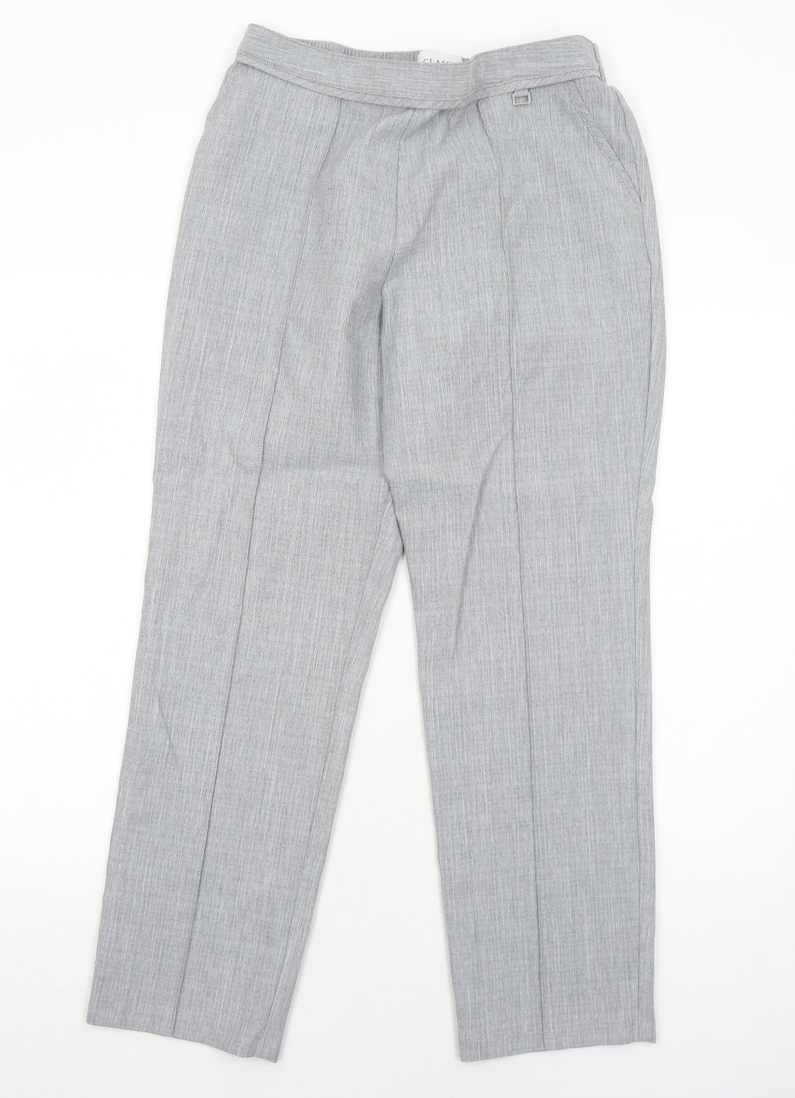 Womens UK Size 12 Marks and Spencer Regular Fit  Grey Trousers
