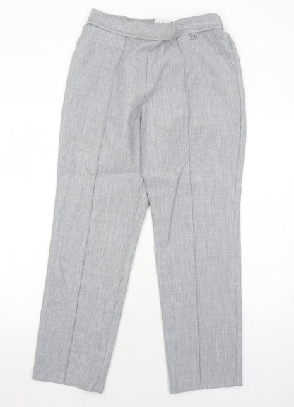 Womens UK Size 12 Marks and Spencer Regular Fit  Grey Trousers