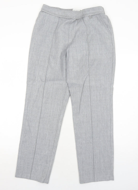 Womens UK Size 12 Marks and Spencer Regular Fit  Grey Trousers