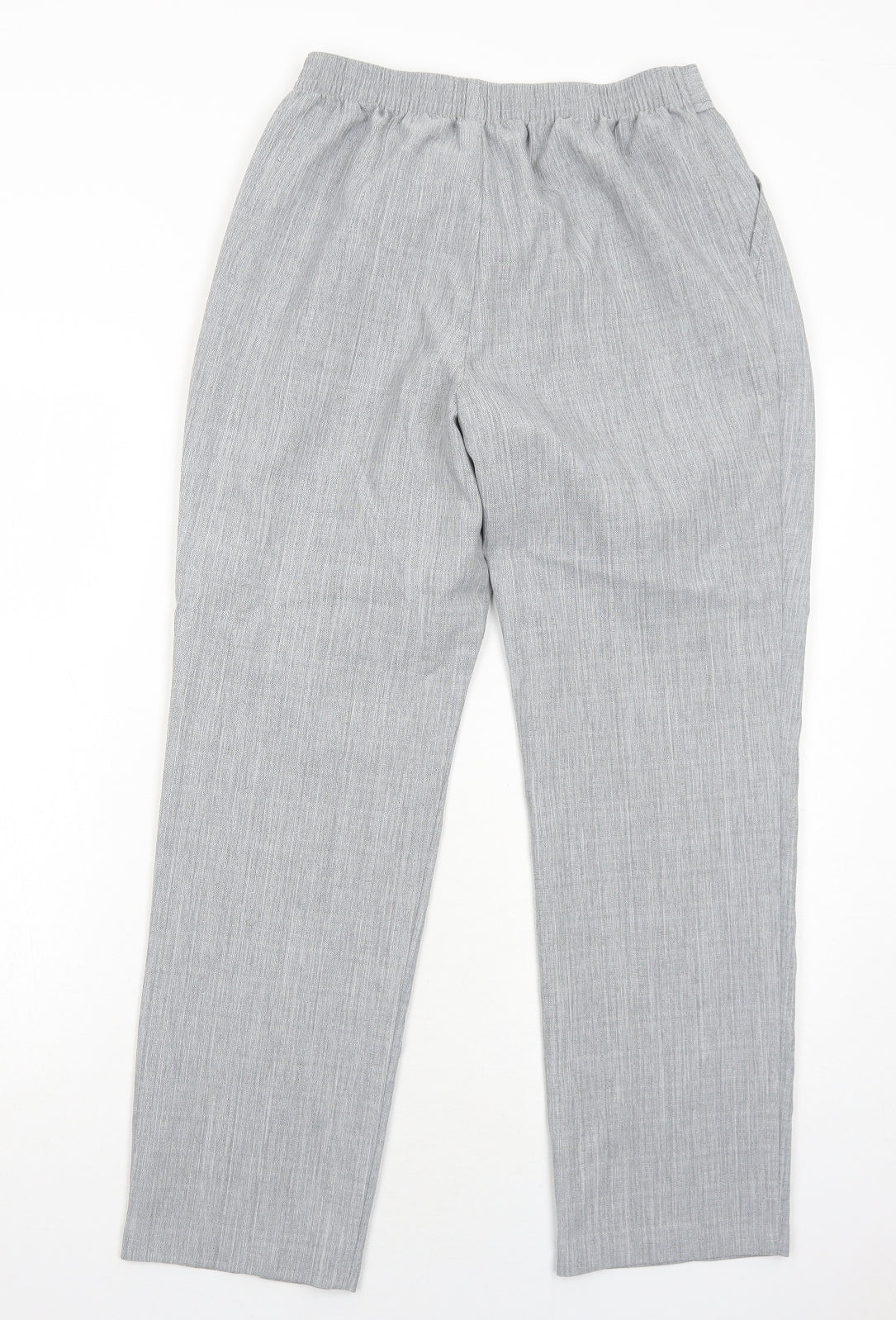 Womens UK Size 12 Marks and Spencer Regular Fit  Grey Trousers