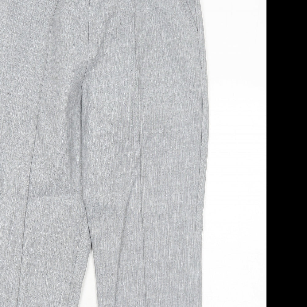 Womens UK Size 12 Marks and Spencer Regular Fit  Grey Trousers