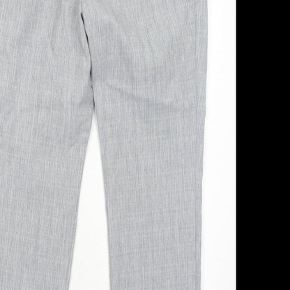 Womens UK Size 12 Marks and Spencer Regular Fit  Grey Trousers