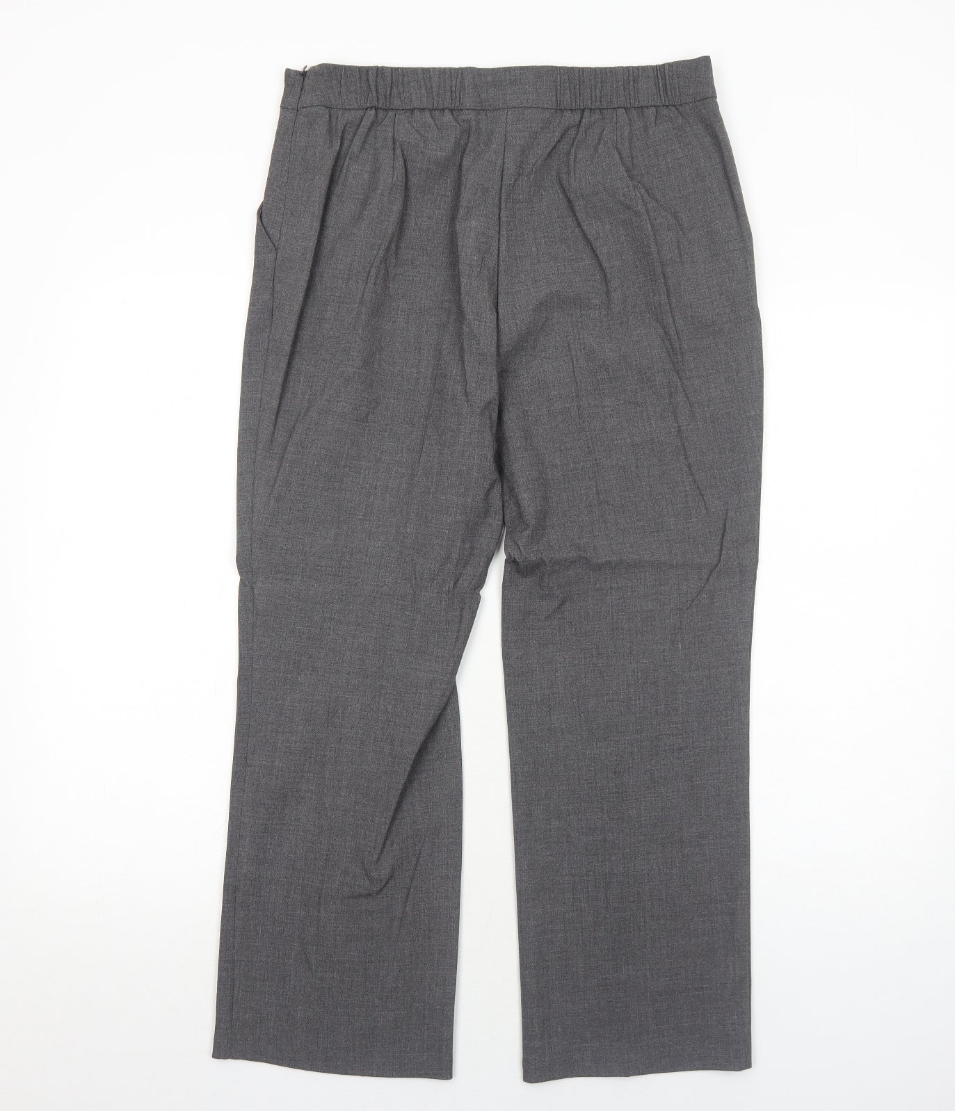 Womens UK Size 12 Marks and Spencer Regular Fit  Grey Trousers