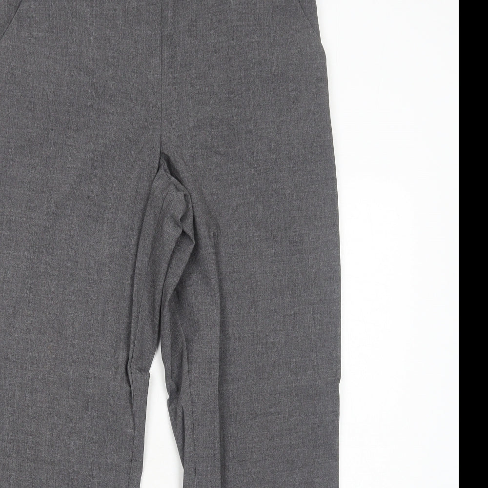 Womens UK Size 12 Marks and Spencer Regular Fit  Grey Trousers