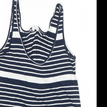 Womens UK Size 10 Warehouse Blue Basic Tank