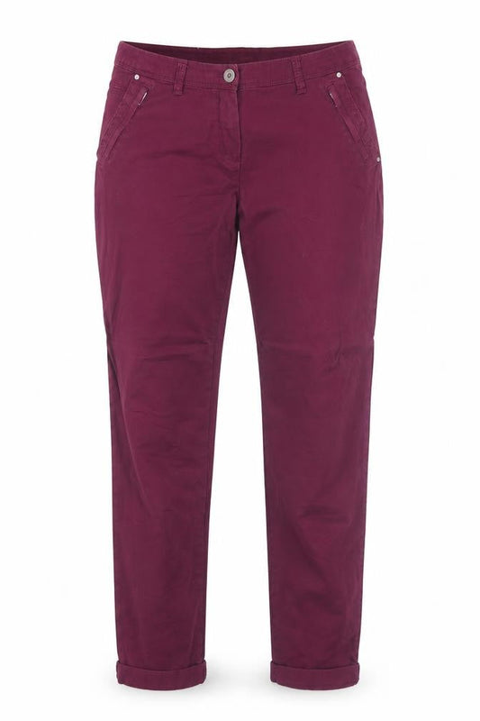 Womens UK Size 8 Yessica Regular Fit Straight Purple Jeans