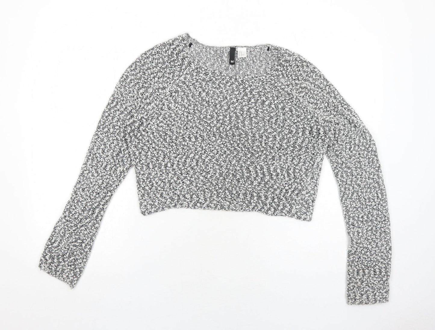 Womens UK Size M H&M Black Pullover Jumper