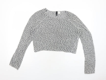 Womens UK Size M H&M Black Pullover Jumper
