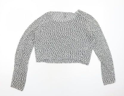 Womens UK Size M H&M Black Pullover Jumper