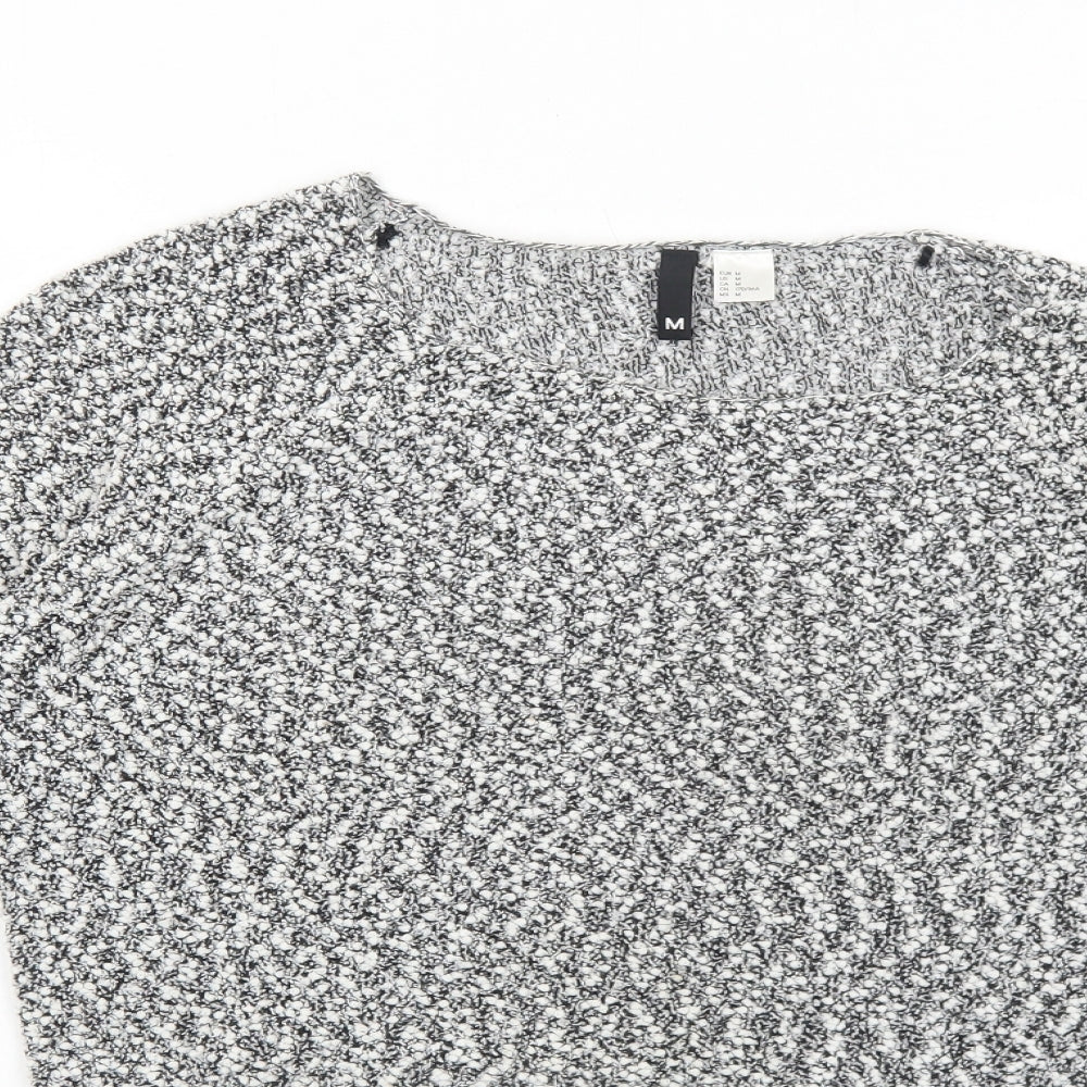 Womens UK Size M H&M Black Pullover Jumper