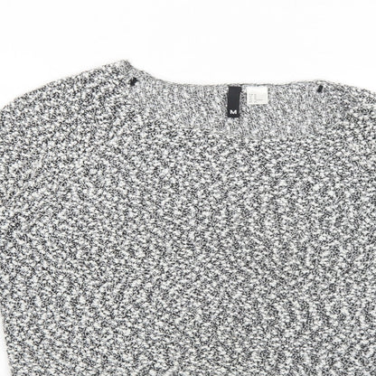 Womens UK Size M H&M Black Pullover Jumper