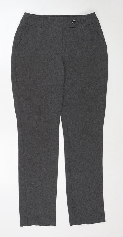 Womens UK Size 8 South Regular Fit  Black Trousers