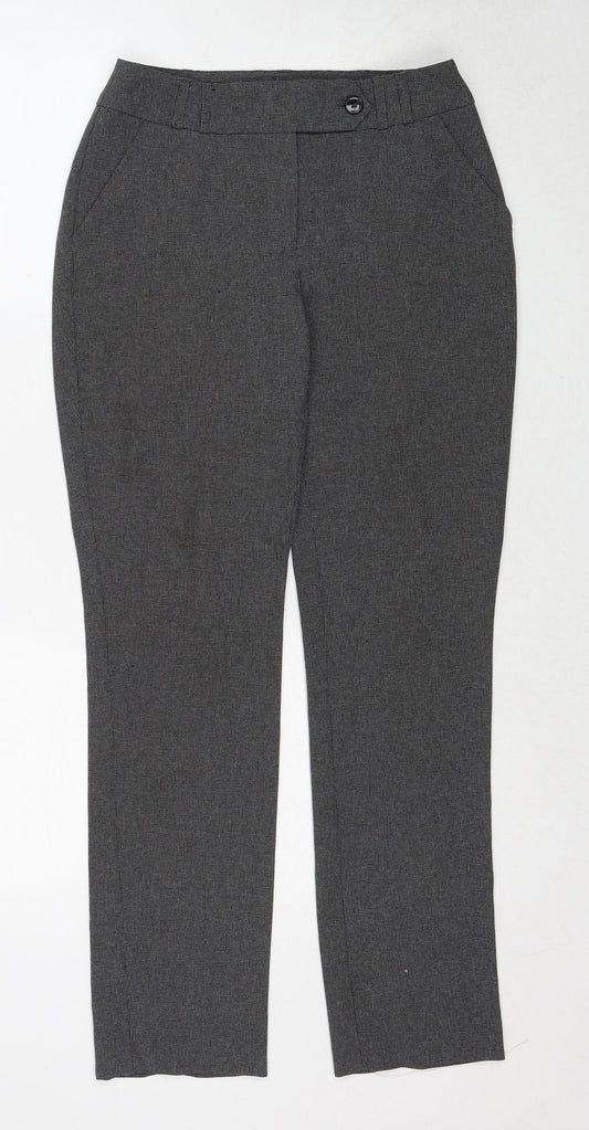 Womens UK Size 8 South Regular Fit  Black Trousers