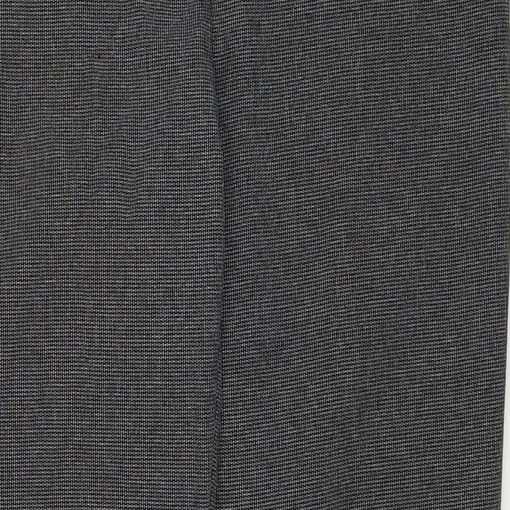 Womens UK Size 8 South Regular Fit  Black Trousers