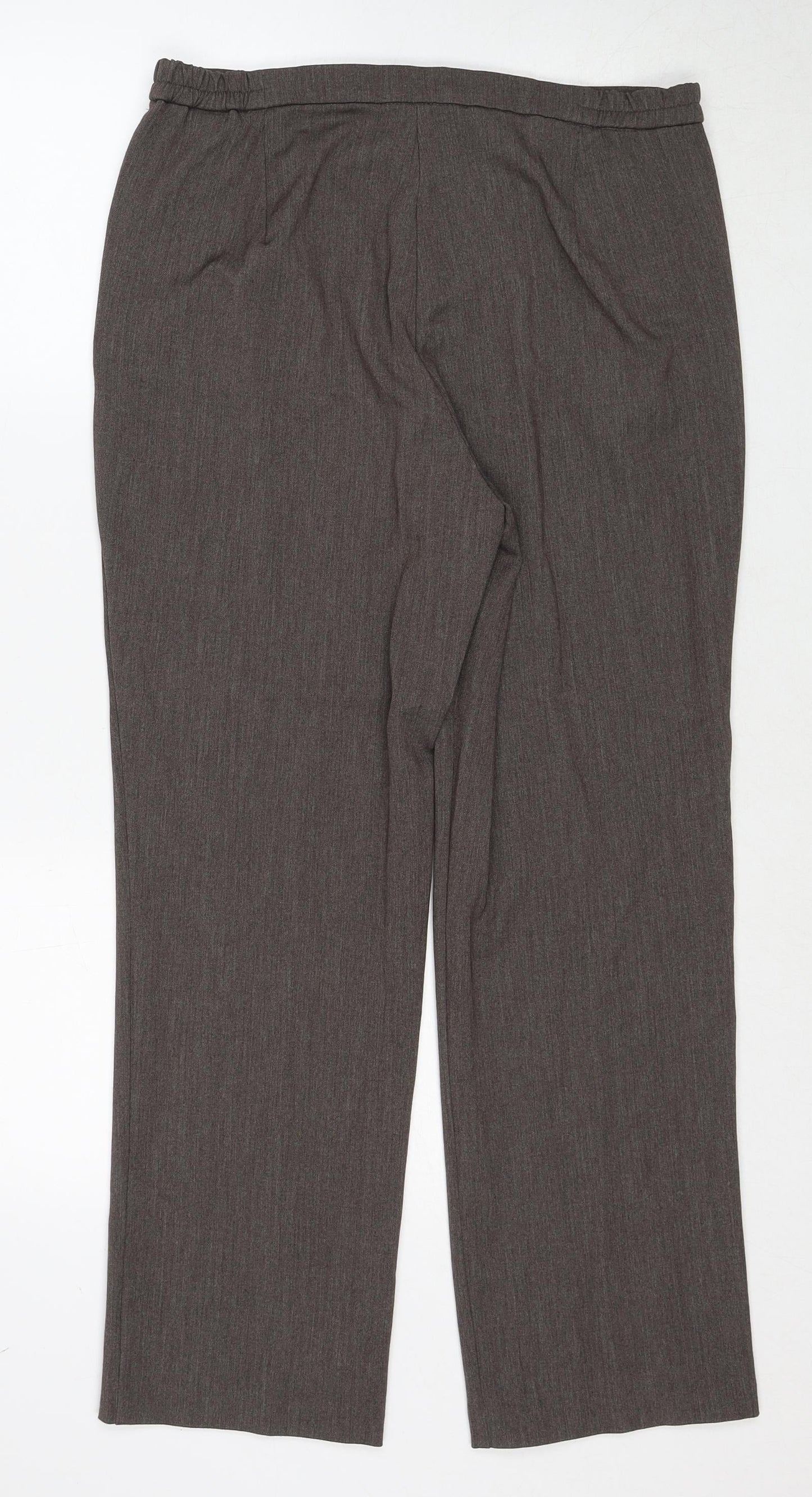Womens UK Size 12 Marks and Spencer Regular Fit  Beige Trousers