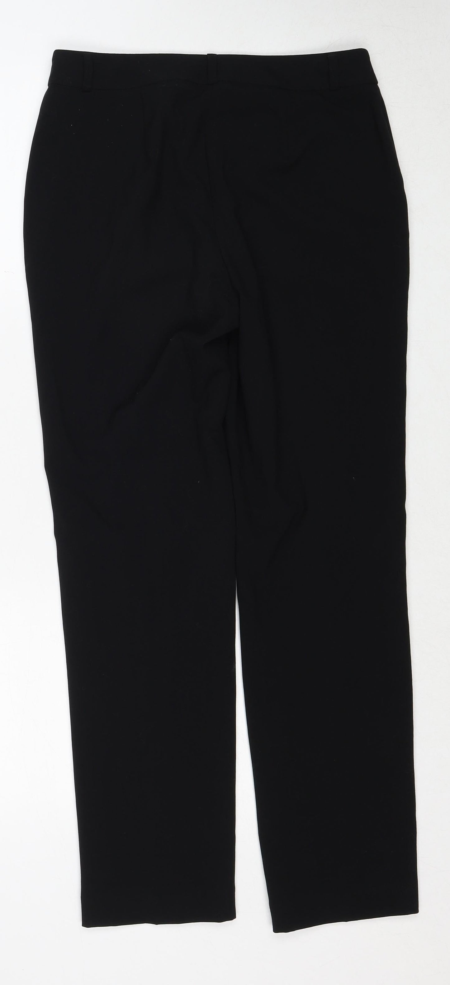 Womens UK Size 8 Marks and Spencer Regular Fit  Black Trousers