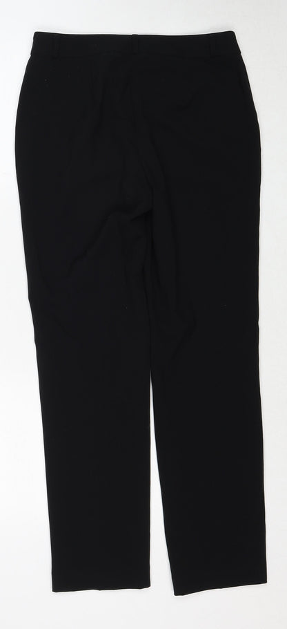 Womens UK Size 8 Marks and Spencer Regular Fit  Black Trousers