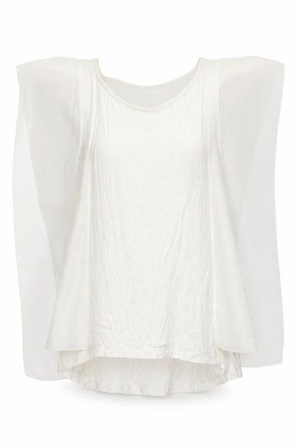 Womens UK Size S H&M White Basic Blouse