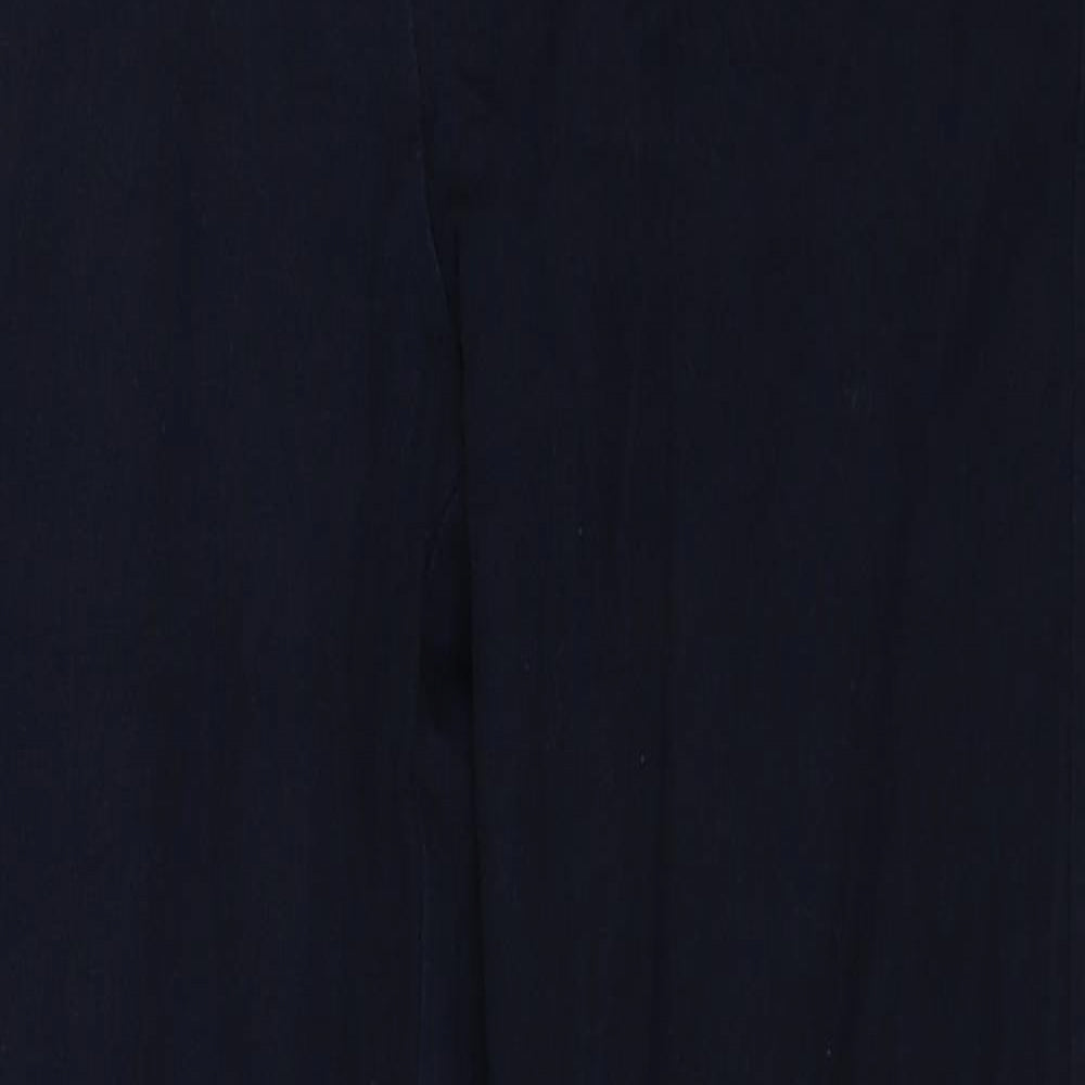 Womens UK Size 10 Marks and Spencer Regular Fit  Blue Trousers