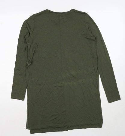 Womens UK Size 8 PRETTYLITTLETHING Green Basic T-Shirt