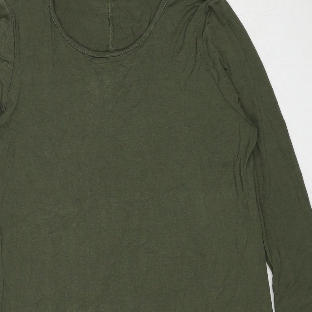 Womens UK Size 8 PRETTYLITTLETHING Green Basic T-Shirt