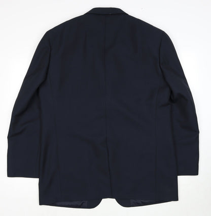 Mens UK Size 44 GreenWoods Regular Blue Suit Jacket