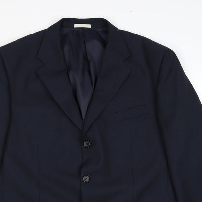 Mens UK Size 44 GreenWoods Regular Blue Suit Jacket