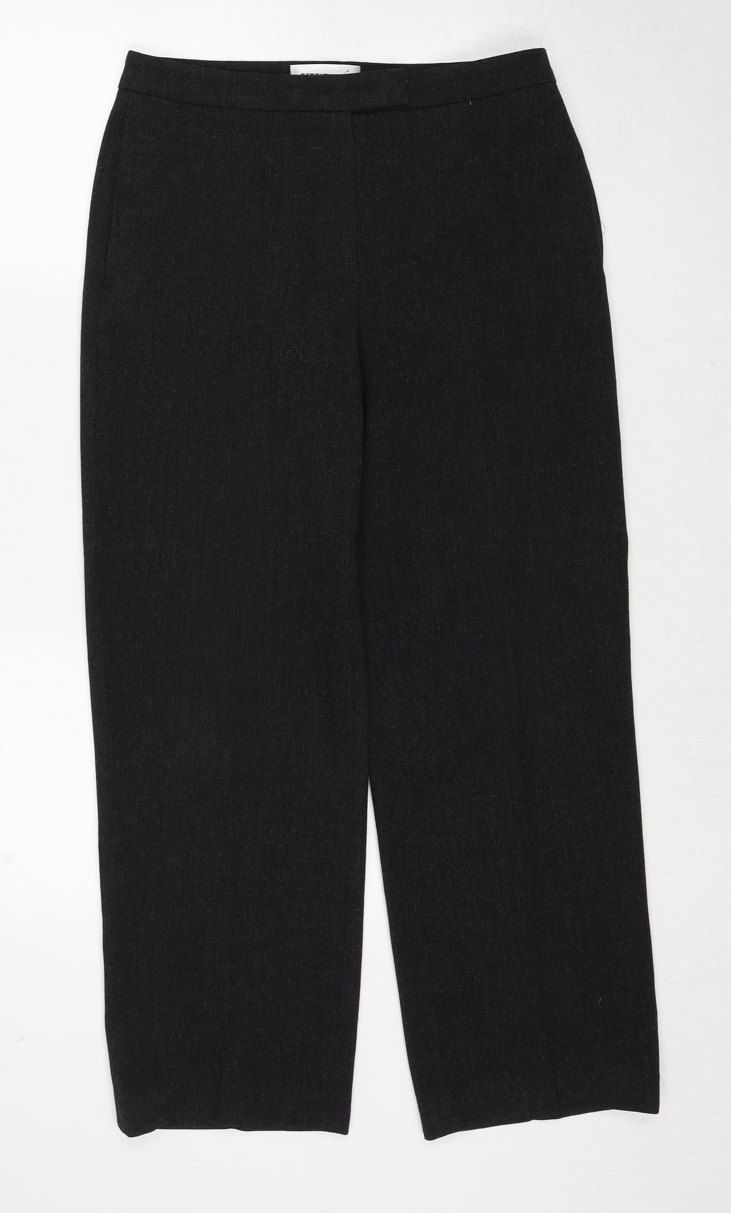 Womens UK Size 12 Gerry Weber Regular Fit  Black Trousers
