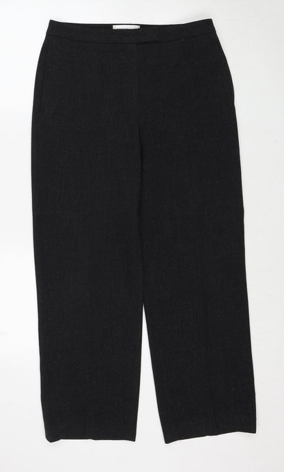 Womens UK Size 12 Gerry Weber Regular Fit  Black Trousers