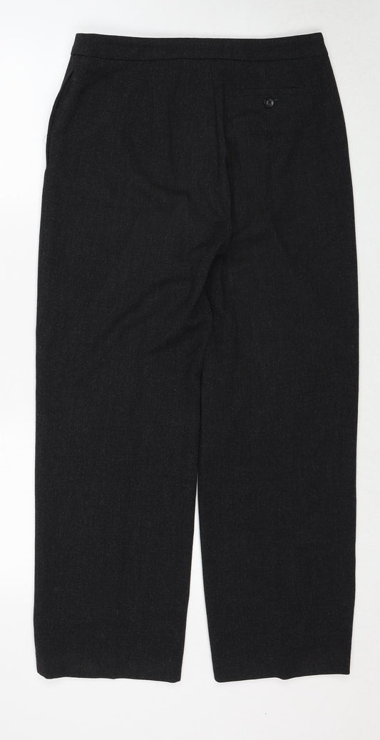Womens UK Size 12 Gerry Weber Regular Fit  Black Trousers