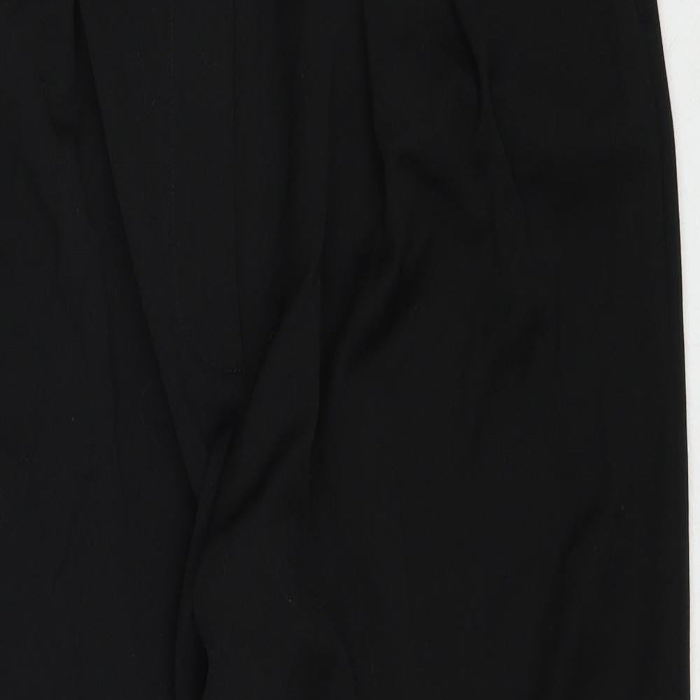 Womens UK Size 16 Warehouse Regular Fit  Black Trousers