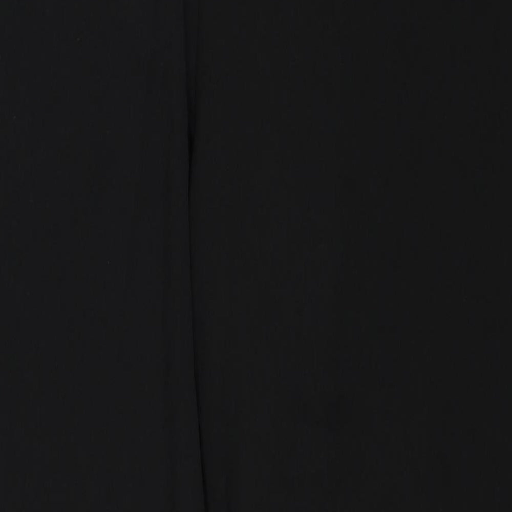 Womens UK Size 16 Warehouse Regular Fit  Black Trousers