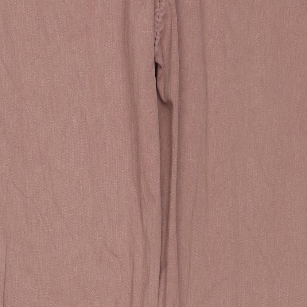 Gerry Weber Womens Pink Cotton Straight Jeans Size 20 Regular Zip