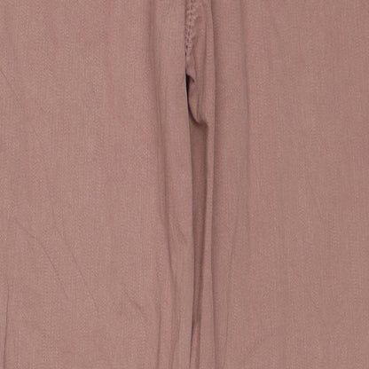 Gerry Weber Womens Pink Cotton Straight Jeans Size 20 Regular Zip