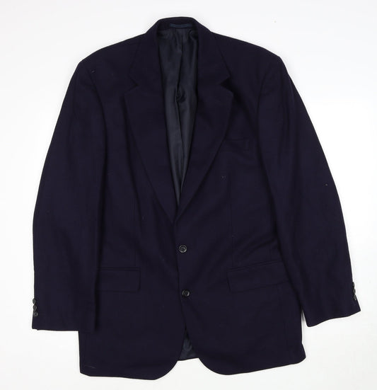 Mens UK Size 40 BHS Regular Blue Suit Jacket