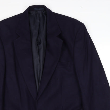 Mens UK Size 40 BHS Regular Blue Suit Jacket