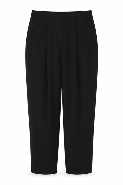 Womens UK Size 8 New Look Regular Fit  Black Trousers