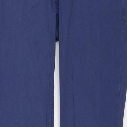 Womens UK Size S House Regular Fit Chino Blue Trousers